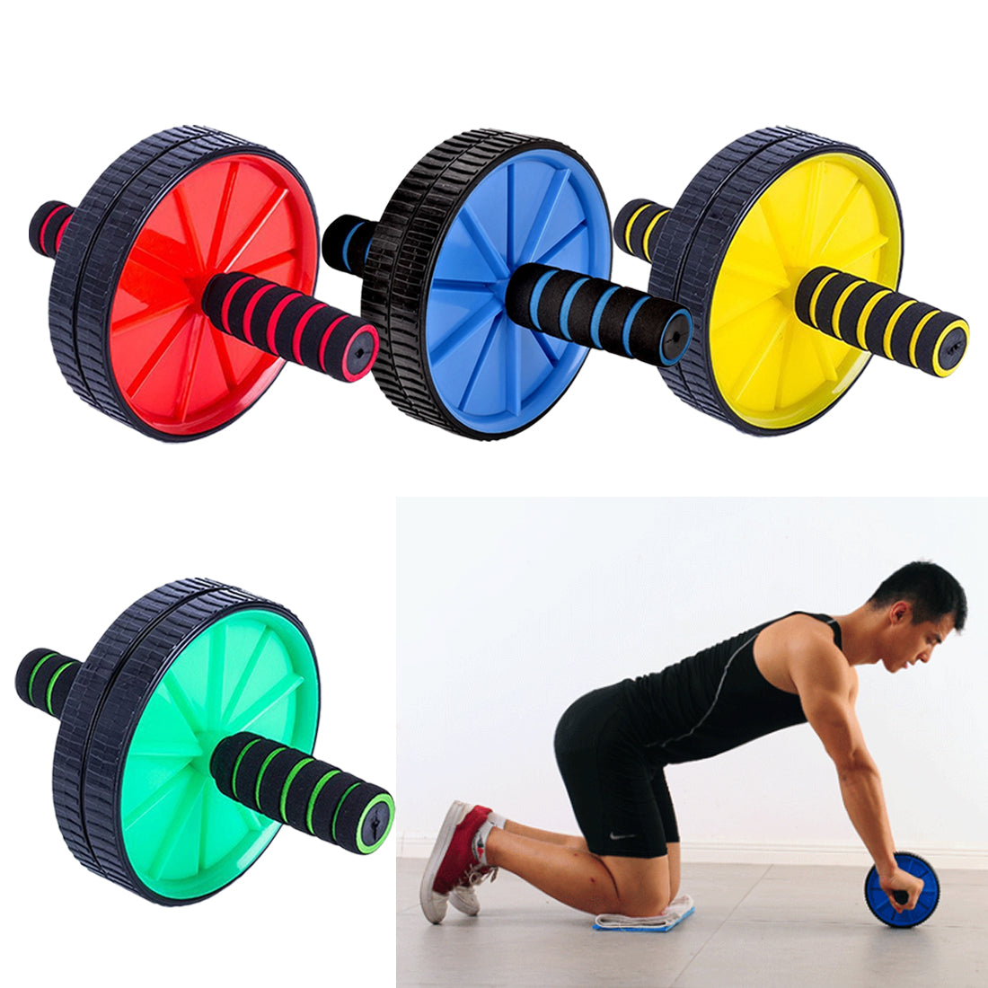 Double Wheel Abdominal Wheel